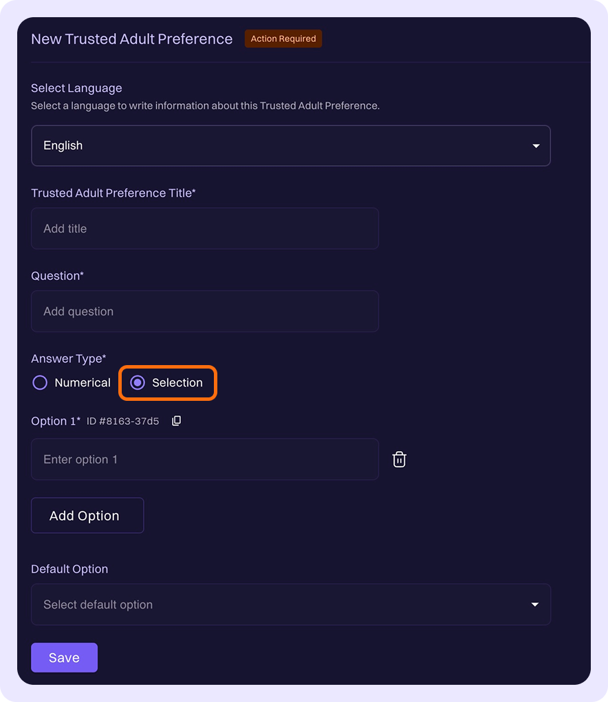 Trusted Adult Preferences 3